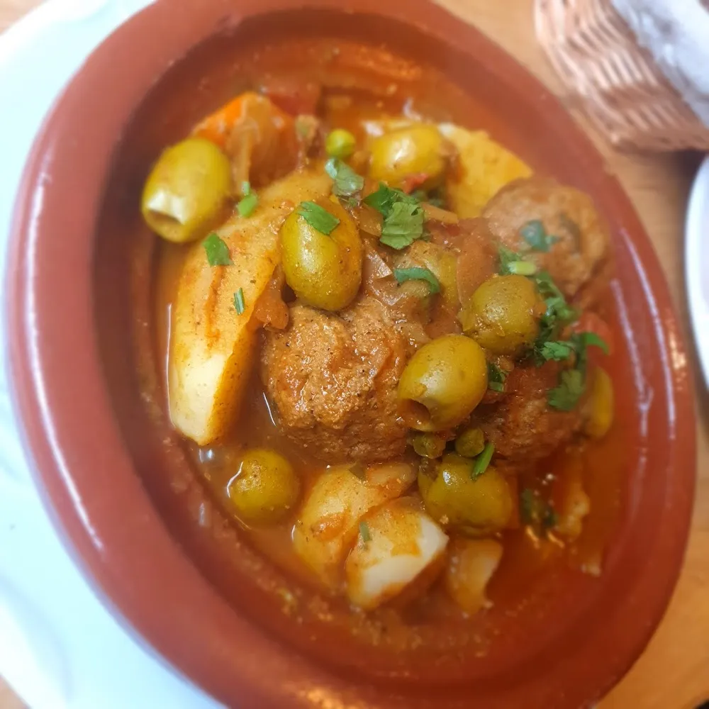 Tajine Boulette Olives Et Pommes de Terre